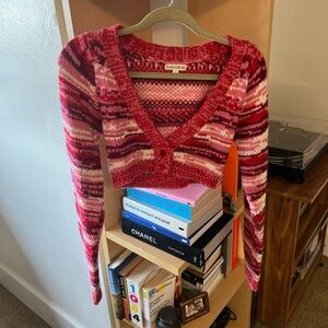 For Love and Lemons Wilma cropped cardigan